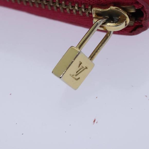 LOUIS VUITTON Monogram Vernis Eldridge Wallet Fuchsia Pink M91240 LV Auth 93651 - Picture 8 of 16